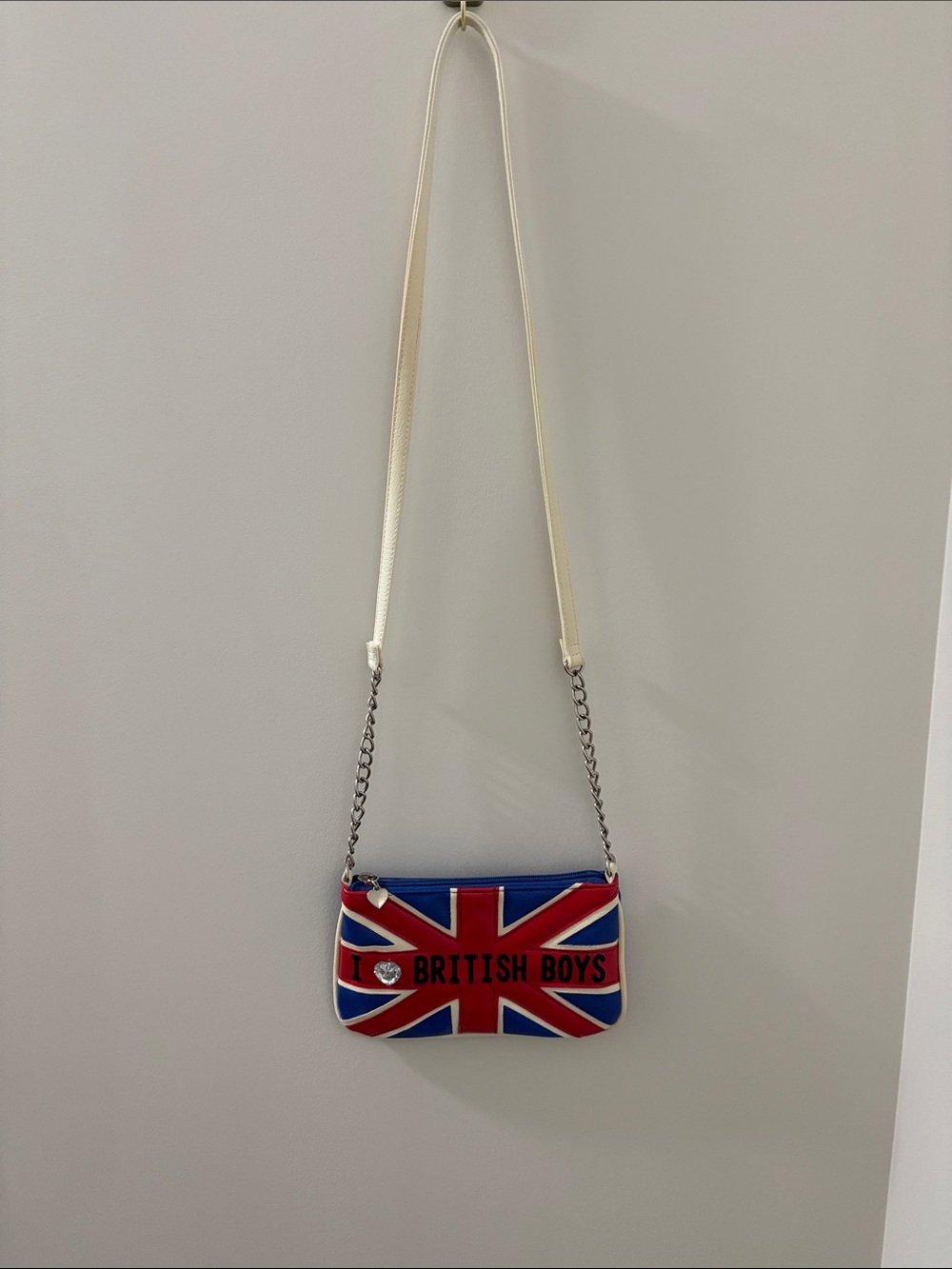 I ❤️ British Boys Union Jack Crossbody Bag